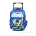 polyester trolley backpack school bags for kids
